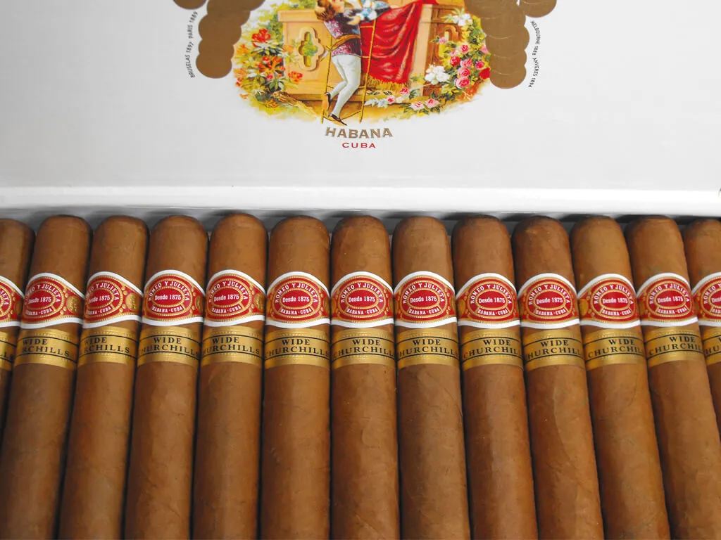 Romeo Y Julieta Wide Churchills Cuban Cigar - Image 3